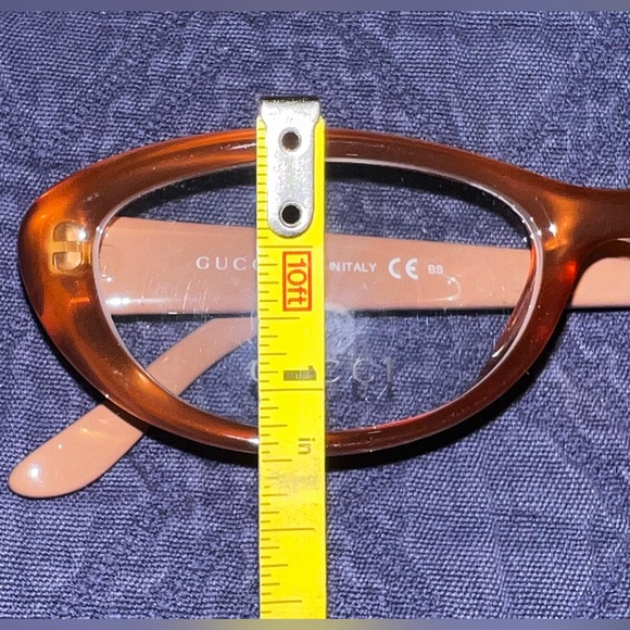 💃🏼 New Authentic Gucci Full Rim Butterfly / Cat Eye Brown Frames 3566 WD1 140 - Picture 16 of 16